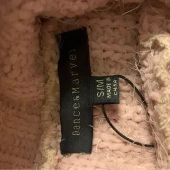 Dance & Marvel Cold Shoulder Sweater - Dusty Pink - Size S/M - EUC - Picture 4 of 4